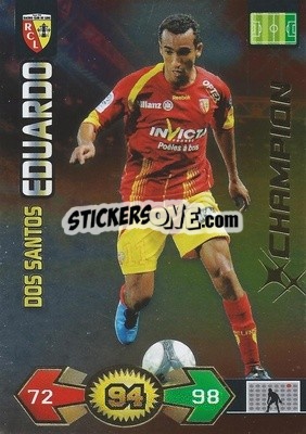 Sticker Eduardo - FOOT 2009-2010. Adrenalyn XL - Panini