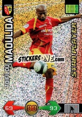 Sticker Toifilou Maoulida - FOOT 2009-2010. Adrenalyn XL n. 112 - Panini