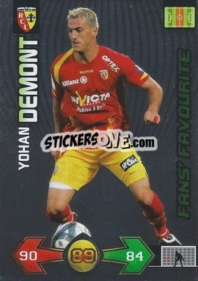 Sticker Yohan Demont - FOOT 2009-2010. Adrenalyn XL - Panini