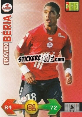 Sticker Franck Béria - FOOT 2009-2010. Adrenalyn XL - Panini