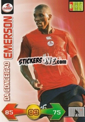 Sticker Emerson Conceição - FOOT 2009-2010. Adrenalyn XL n. 117 - Panini