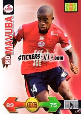 Cromo Rio Mavuba - FOOT 2009-2010. Adrenalyn XL n. 121 - Panini