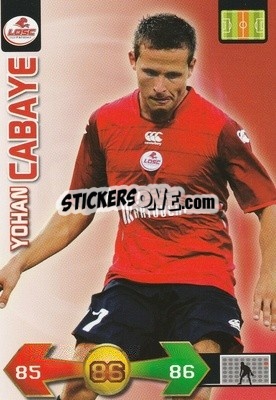 Sticker Yohan Cabaye - FOOT 2009-2010. Adrenalyn XL n. 122 - Panini