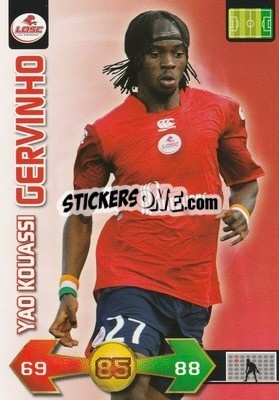 Sticker Gervinho - FOOT 2009-2010. Adrenalyn XL - Panini