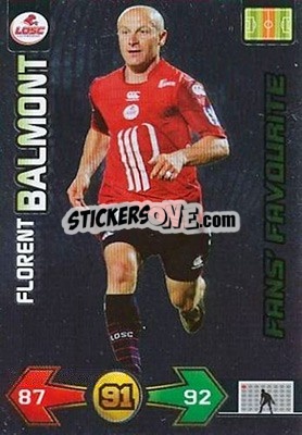 Sticker Florent Balmont - FOOT 2009-2010. Adrenalyn XL - Panini