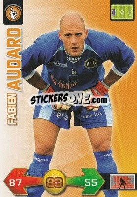 Sticker Fabien Audard - FOOT 2009-2010. Adrenalyn XL n. 134 - Panini