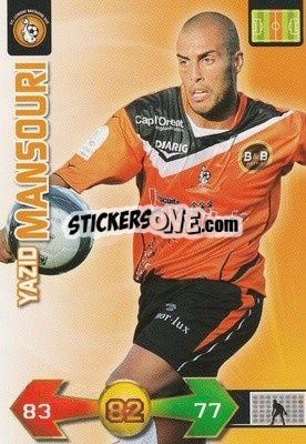 Sticker Yazid Mansouri - FOOT 2009-2010. Adrenalyn XL - Panini