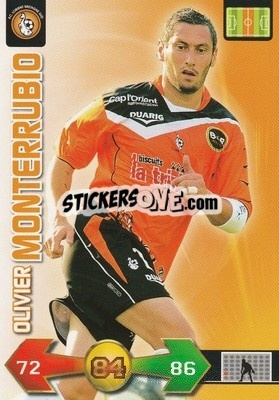 Sticker Olivier Monterrubio - FOOT 2009-2010. Adrenalyn XL - Panini