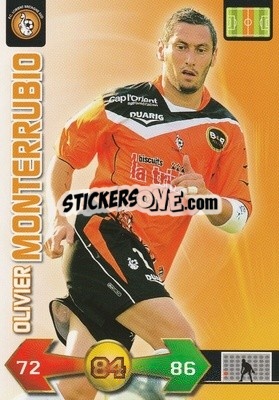 Sticker Olivier Monterrubio - FOOT 2009-2010. Adrenalyn XL n. 143 - Panini