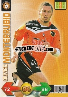 Figurina Olivier Monterrubio - FOOT 2009-2010. Adrenalyn XL - Panini