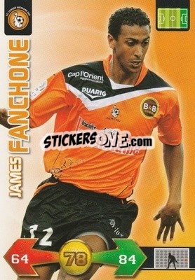 Sticker James Fanchone - FOOT 2009-2010. Adrenalyn XL - Panini