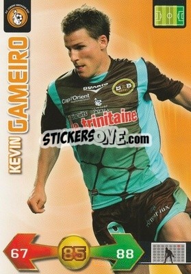 Sticker Kevin Gameiro - FOOT 2009-2010. Adrenalyn XL n. 147 - Panini