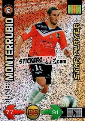 Sticker Olivier Monterrubio - FOOT 2009-2010. Adrenalyn XL - Panini