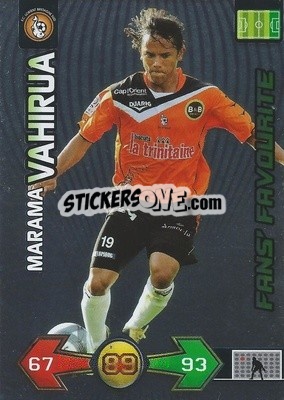 Sticker Marama Vahirua - FOOT 2009-2010. Adrenalyn XL - Panini