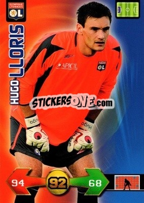 Sticker Hugo Lloris - FOOT 2009-2010. Adrenalyn XL - Panini