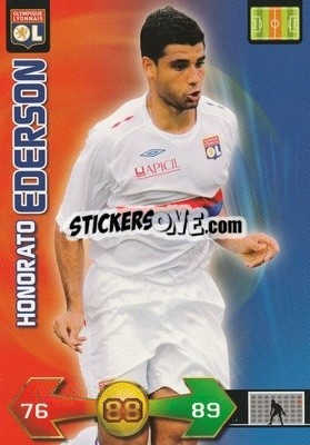 Sticker Honorato Ederson - FOOT 2009-2010. Adrenalyn XL n. 162 - Panini