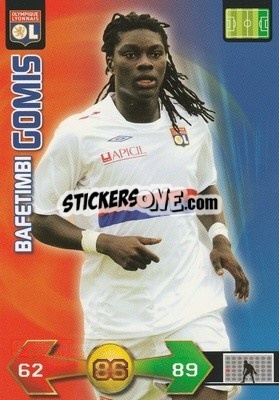 Sticker Bafétimbi Gomis - FOOT 2009-2010. Adrenalyn XL n. 166 - Panini