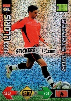 Sticker Hugo Lloris - FOOT 2009-2010. Adrenalyn XL - Panini
