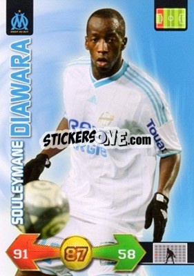 Sticker Souleymane Diawara - FOOT 2009-2010. Adrenalyn XL - Panini