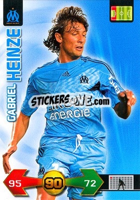 Sticker Gabriel Heinze - FOOT 2009-2010. Adrenalyn XL - Panini