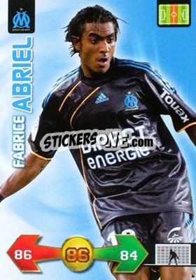 Sticker Fabrice Abriel - FOOT 2009-2010. Adrenalyn XL - Panini
