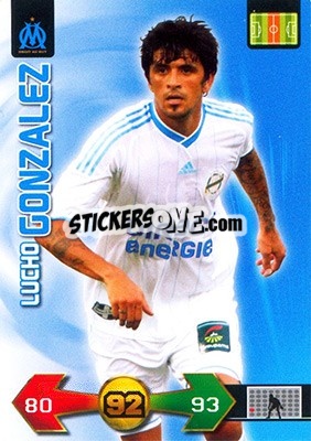 Cromo Lucho González - FOOT 2009-2010. Adrenalyn XL n. 182 - Panini