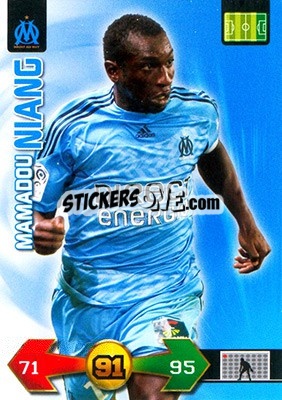 Sticker Mamadou Niang - FOOT 2009-2010. Adrenalyn XL - Panini