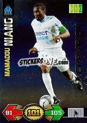 Figurina Mamadou Niang - FOOT 2009-2010. Adrenalyn XL n. 187 - Panini