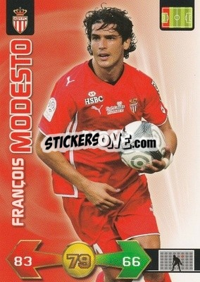 Cromo François Modesto - FOOT 2009-2010. Adrenalyn XL - Panini