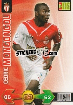 Sticker Cédric Mongongu - FOOT 2009-2010. Adrenalyn XL n. 193 - Panini