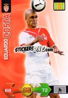 Sticker Eduardo Costa - FOOT 2009-2010. Adrenalyn XL n. 196 - Panini