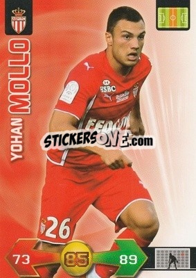 Cromo Yohan Mollo - FOOT 2009-2010. Adrenalyn XL - Panini