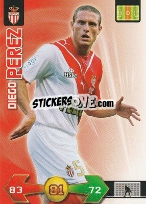 Sticker Diego Pérez - FOOT 2009-2010. Adrenalyn XL - Panini