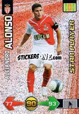 Sticker Alejandro Alonso - FOOT 2009-2010. Adrenalyn XL - Panini