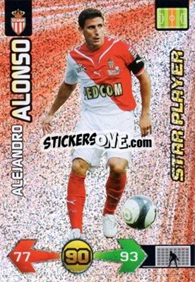 Sticker Alejandro Alonso - FOOT 2009-2010. Adrenalyn XL n. 207 - Panini