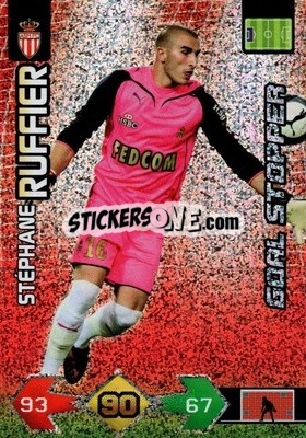 Sticker Stéphane Ruffier - FOOT 2009-2010. Adrenalyn XL n. 209 - Panini