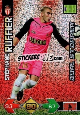 Sticker Stéphane Ruffier - FOOT 2009-2010. Adrenalyn XL - Panini