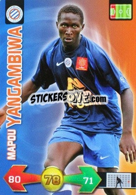 Sticker Mapou Yanga-M'Biwa - FOOT 2009-2010. Adrenalyn XL n. 211 - Panini