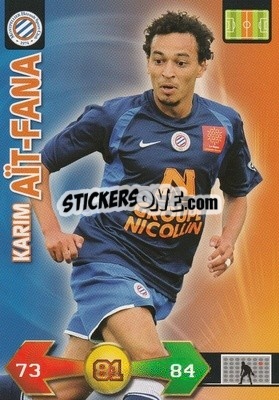 Figurina Karim Aït-Fana - FOOT 2009-2010. Adrenalyn XL n. 218 - Panini