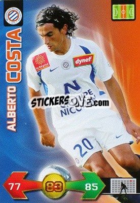 Cromo Alberto Tino Costa - FOOT 2009-2010. Adrenalyn XL - Panini