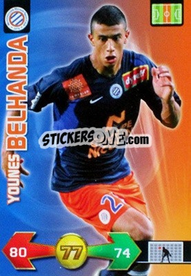 Sticker Younès Belhanda - FOOT 2009-2010. Adrenalyn XL n. 221 - Panini