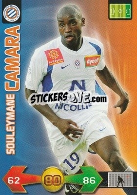Sticker Souleymane Camara - FOOT 2009-2010. Adrenalyn XL n. 222 - Panini