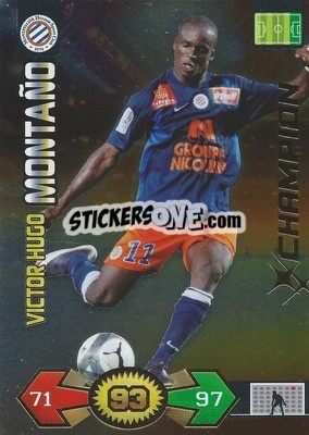 Cromo Víctor Hugo Montaño - FOOT 2009-2010. Adrenalyn XL n. 225 - Panini