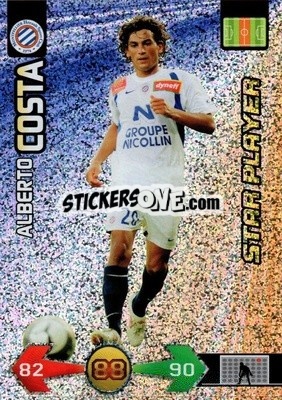 Sticker Alberto Costa - FOOT 2009-2010. Adrenalyn XL n. 226 - Panini