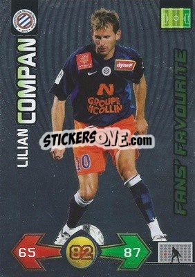 Figurina Lilian Compan - FOOT 2009-2010. Adrenalyn XL n. 227 - Panini
