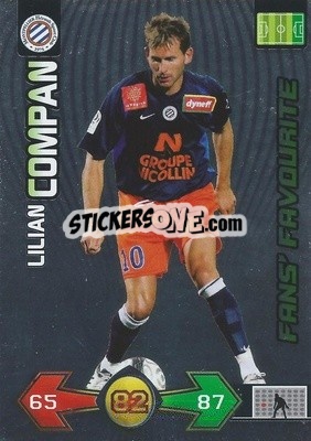 Figurina Lilian Compan - FOOT 2009-2010. Adrenalyn XL - Panini