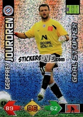 Sticker Geoffrey Jourdren - FOOT 2009-2010. Adrenalyn XL - Panini