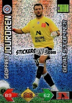 Sticker Geoffrey Jourdren - FOOT 2009-2010. Adrenalyn XL n. 228 - Panini