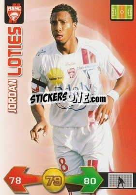 Sticker Jordan Lotiès - FOOT 2009-2010. Adrenalyn XL n. 234 - Panini