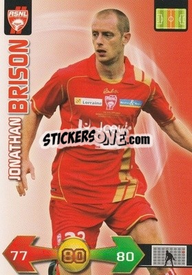 Sticker Jonathan Brison - FOOT 2009-2010. Adrenalyn XL - Panini